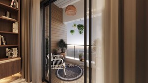 Building Lobby in 3 BHK Apartment at Embassy Edge, Devanahalli – for Sale