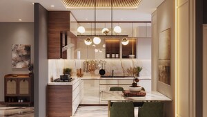 Kitchen in 3 BHK Apartment at Embassy Edge, Devanahalli – for Sale