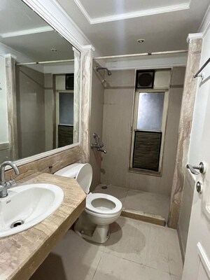 Bathroom in 3 BHK Apartment at Hiranandani Avalon, Powai – for Rent
