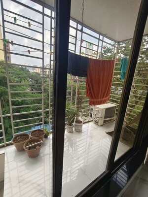 Balcony in 3 BHK Apartment at New India Grace Luxuria, Malad West – for Sale