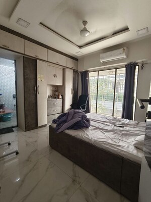 Bedroom in 3 BHK Apartment at New India Grace Luxuria, Malad West – for Sale