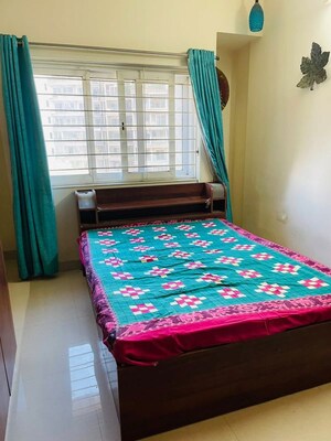 Bedroom in 3 BHK Apartment at Amanora Sterling Towers, Hadapsar – for Rent