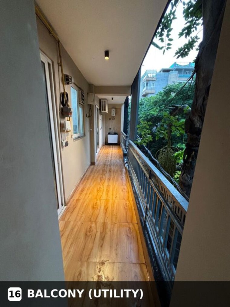 Balcony, saket 3 Bedroom 1350 Sq.Ft. Apartment In Saket Delhi 10707579
