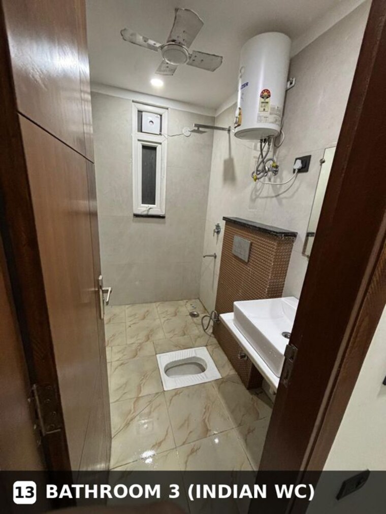 Bathroom, saket 3 Bedroom 1350 Sq.Ft. Apartment In Saket Delhi 10707579