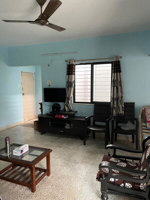 Living Room in 1 BHK Apartment at Agraraj Lumina Towers, Baner – for Rent