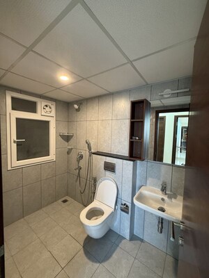 Bathroom in 2 BHK Apartment at Brigade Laguna, Hebbal – for Rent