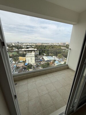 Balcony in 2 BHK Apartment at Brigade Laguna, Hebbal – for Rent