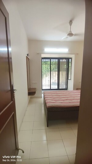 Master Bedroom in 1 BHK Apartment at Evening Glory, Chandivali – for Rent