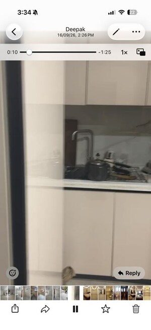 Kitchen in 2 BHK Builder Floor at Greater Kailash – for Rent
