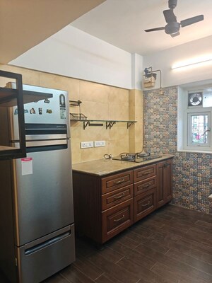 Kitchen in 2 BHK Apartment at Jal Vayu Vihar Apartments, Powai – for Rent