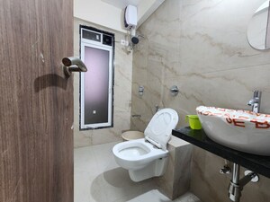 Bathroom in 2 BHK Apartment at Majestic Kedarnath Apartments, Chembur – for Rent