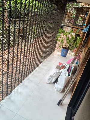 Balcony in 1 RK Apartment at Sankalp Nnp, Goregaon East – for Rent