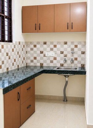 Kitchen in 1 RK Builder Floor at Neb Sarai – for Rent