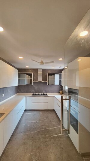 Kitchen in 4 BHK Builder Floor at Green Park Extension – for Rent