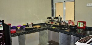 Kitchen in 3 BHK Apartment at Rosa Bella, Ghodbunder Road – for Rent
