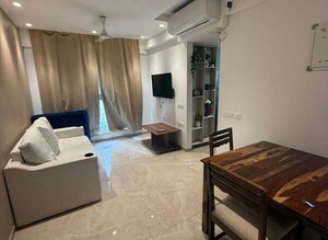 Living Room in 1 BHK Apartment at Hiranandani Regent Hill, Powai – for Rent