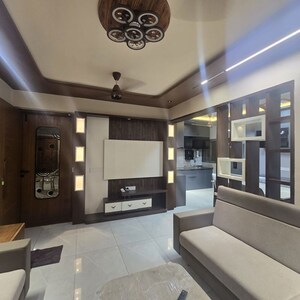 Living Room in 3 BHK Apartment at Vibhavari Society – for Rent