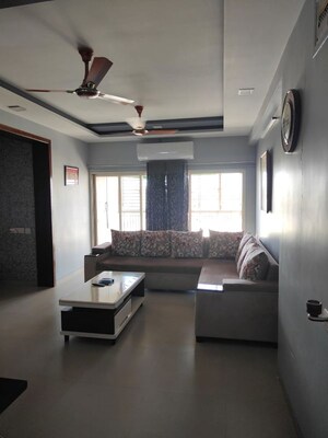 Living Room in 3 BHK Apartment at Shaligram Society – for Rent