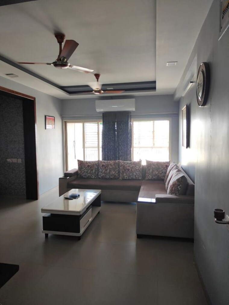Living Room, shaligram society 3 Bedroom 1890 Sq.Ft. Apartment In Shaligram Society Ahmedabad 10707949