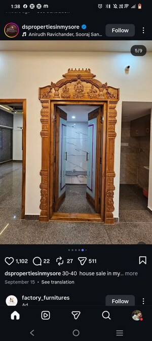 Building Lobby in 2 BHK Villa at Jigani – for Sale