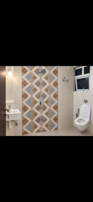 Bathroom in 1 BHK Apartment at Sunshine Tower Dadar, Dadar West – for Rent