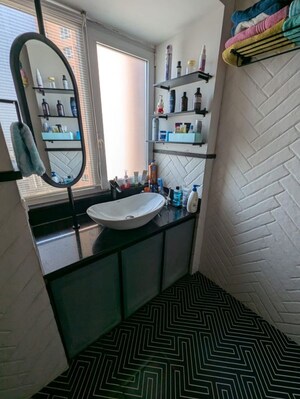Balcony in 2.5 BHK Apartment at DB Woods, Goregaon East – for Rent