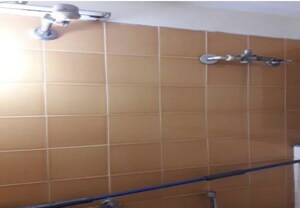 Bathroom in 3 BHK Apartment at Everest World Aspen, Dhokali – for Rent