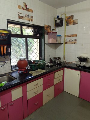 Kitchen in 2 BHK Apartment at Riddhi Siddhi Park, Kalwa – for Rent