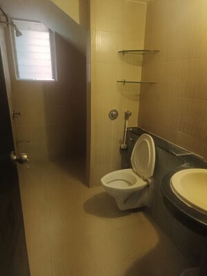 Bathroom in 3 BHK Penthouse at Pride Purple Sapphire Park, Wakad – for Rent
