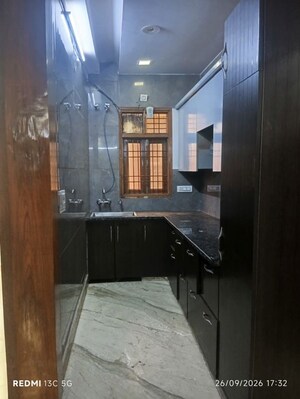Kitchen in 3 BHK Builder Floor at Rohini Sector 25 – for Rent