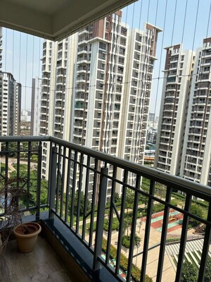 Balcony in 3 BHK Apartment at Aparna Serene Park, Kondapur – for Rent