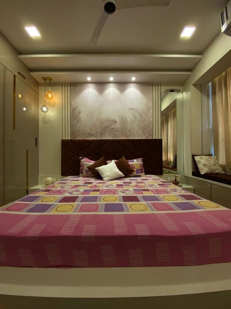 Bedroom, satyam-imperial-heights 3 Bedroom 1000 Sq.Ft. Apartment In Ghansoli Navi Mumbai 10708380