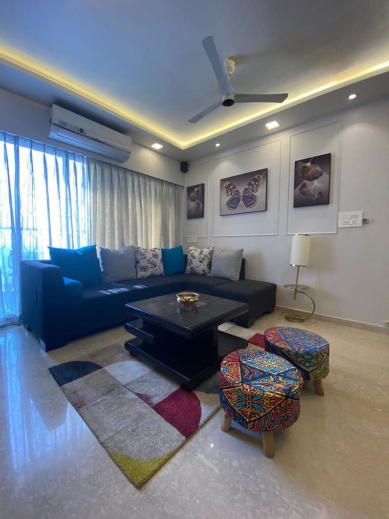 Living Room, satyam-imperial-heights 3 Bedroom 1000 Sq.Ft. Apartment In Ghansoli Navi Mumbai 10708380