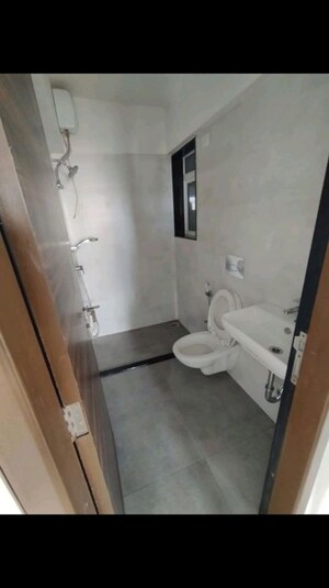 Bathroom in 2 BHK Apartment at Shreeji Royal Samarpan, Kandivali West – for Rent