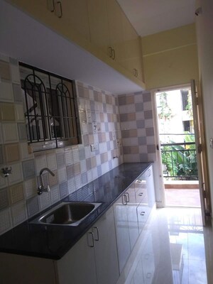 Kitchen in 2 BHK Builder Floor at Ombr Layout – for Rent