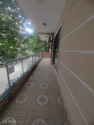 Balcony in 4 BHK Builder Floor at South City 2 – for Rent