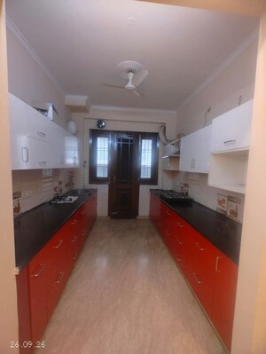 Kitchen in 4 BHK Builder Floor at South City 2 – for Rent