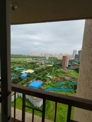 Balcony in 1 BHK Apartment at Metropolis Bayside, Kasarvadavali – for Rent