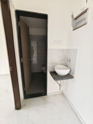 Bathroom in 1 BHK Apartment at Metropolis Bayside, Kasarvadavali – for Rent