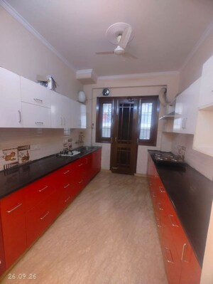 Kitchen in 4 BHK Builder Floor at South City 2 – for Rent