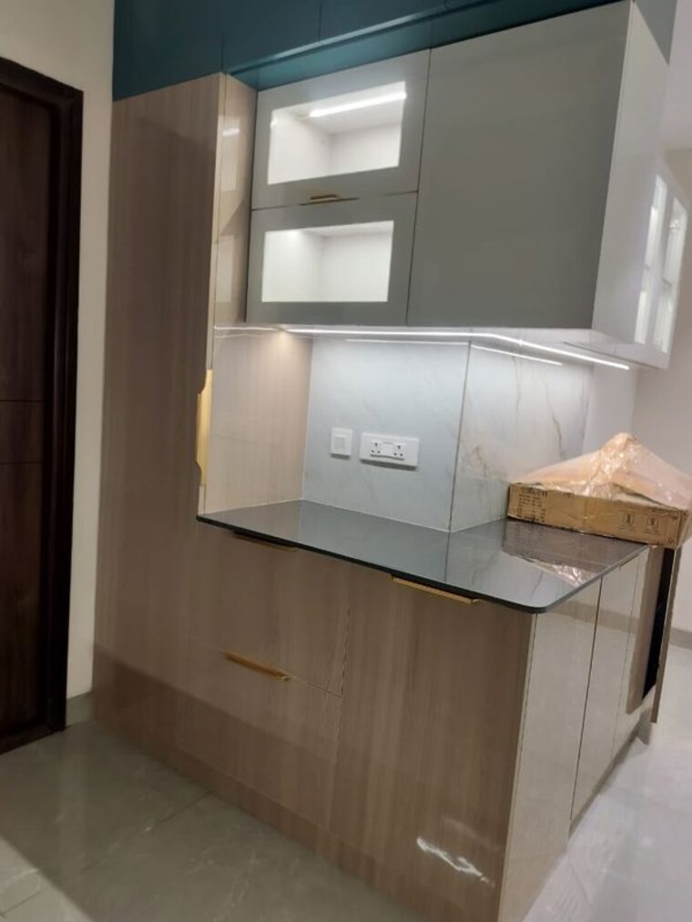 Kitchen, hallmark-skyrena 3 Bedroom 1935 Sq.Ft. Apartment In Narsingi Hyderabad 10708542