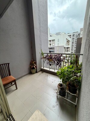 Balcony in 2 BHK Apartment at Brahma F Residences, Kalyani Nagar – for Rent