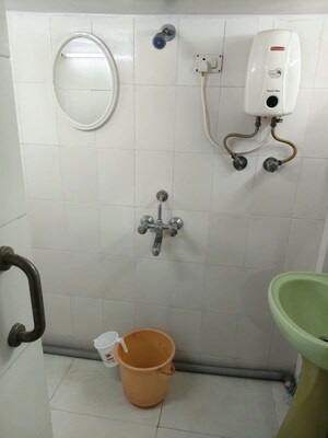 Bathroom in 2 BHK Apartment at Tapasya CHS Prabhadevi, Prabhadevi – for Rent