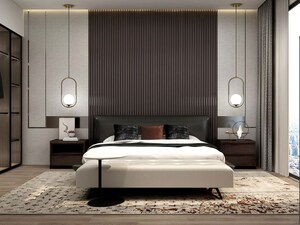 Bedroom in 4 BHK Apartment at Elan The Presidential, Sector 106 – for Sale