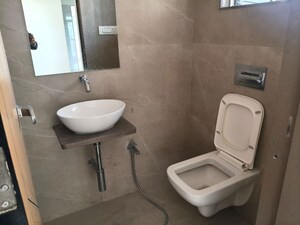 Bathroom in 3 BHK Apartment at Moreshwar 19 East, Nerul – for Rent