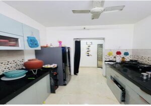 Kitchen in 1 BHK Apartment at Mahavir Square, Manpada – for Rent