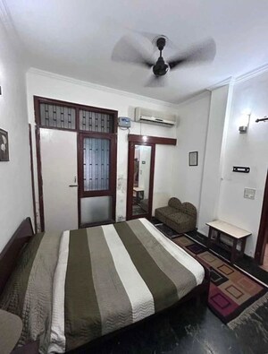 Bedroom in 2 BHK Builder Floor at East Of Kailash – for Rent