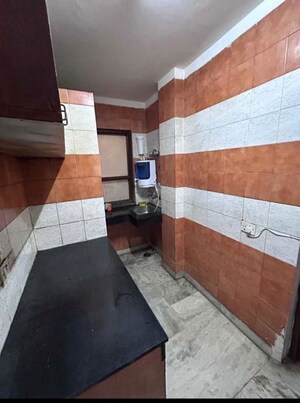 Kitchen in 2 BHK Builder Floor at East Of Kailash – for Rent