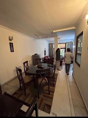 Living Room in 2 BHK Builder Floor at East Of Kailash – for Rent