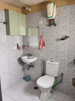 Bathroom in 3 BHK Builder Floor at BPTP Park Elite Floors, Sector 85 – for Rent
